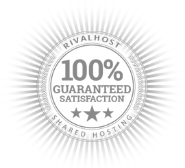Shared-Hosting-Siegel - Rivalhost.com - Rivalhost.com Rivalhost Zufriedenheitsgarantie-Siegel